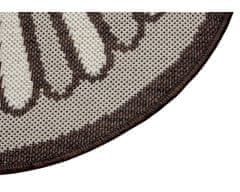 Hanse Home Protiskluzová rohožka Weave 105252 Taupe Brown Cream 50x80