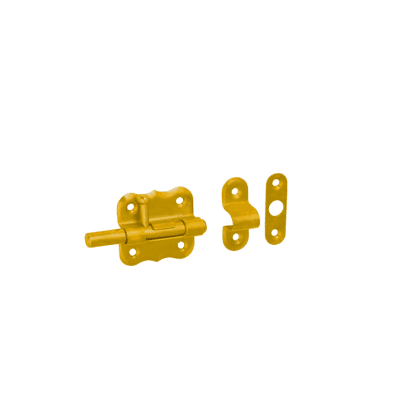 Zástrč s kulatým jezdcem 50 x 50 mm, WRO 50 zinek žlutý