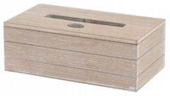 Koopman Ozdobná dřevěná krabička na kapesníky