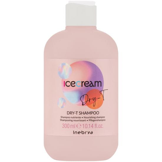 Inebrya Ice Cream Dry-T - Hydratační šampon pro vaše krásné vlasy, Eliminuje krepatění, 300ml