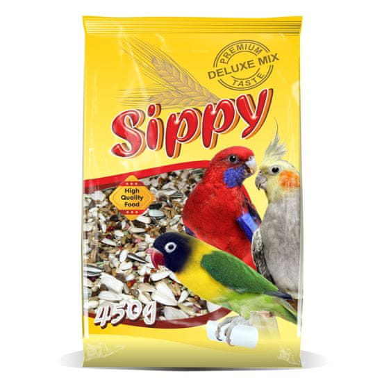 Akinu Sippy deluxe krmivo pro malé a střední papoušky 450g