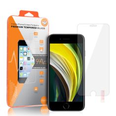 IZMAEL Temperované tvrzené sklo Orange pro Apple iPhone 7/iPhone 8/iPhone SE 2020/iPhone SE 2022 - Transparentní KP18202
