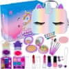 Makeup kosmetická sada make-up stíny domácí lázně Dětský kosmetický kufřík rozkládací