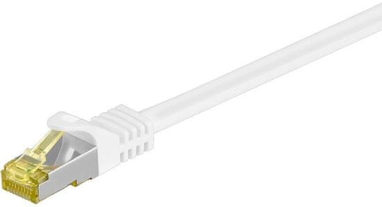 MICRONET MicroConnect patch kabel S/FTP, RJ45, Cat7, 0.25m, bílá