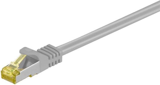 MICRONET MicroConnect patch kabel S/FTP, RJ45, Cat7, 3m, šedá