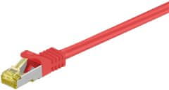 MICRONET MicroConnect patch kabel S/FTP, RJ45, Cat7, 10m, červená