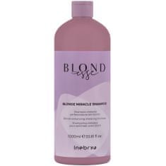 Inebrya Blondesse - Šampon nivelující žluté tóny pro blond vlasy, Vyživuje a hydratuje vlasy a dodává jim zdravý vzhled