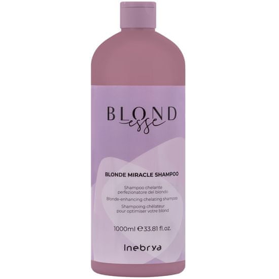 Inebrya Blondesse - Šampon nivelující žluté tóny pro blond vlasy, Vyživuje a hydratuje vlasy a dodává jim zdravý vzhled