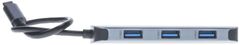 Acer dokovací stanice USB-C 7v1, 3x USB-A 3.2, HDMI 4K, PD 100W, čtečka karet