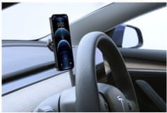 CellularLine univerzální držák do auta Mag Screen pro elektromobil Tesla, s podporou MagSafe, černá
