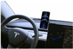 CellularLine univerzální držák do auta Mag Screen pro elektromobil Tesla, s podporou MagSafe, černá