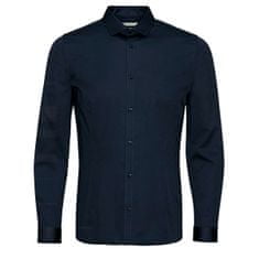 Jack&Jones Pánská košile JJPRPARMA Slim Fit 12097662 Navy Blazer (Velikost XXL)