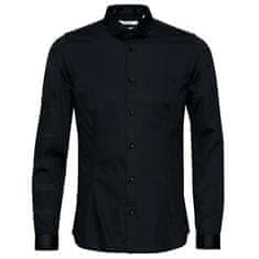 Jack&Jones Pánská košile JJPRPARMA Slim Fit 12097662 Black (Velikost XXL)
