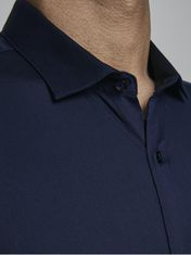 Jack&Jones Pánská košile JJPRPARMA Slim Fit 12097662 Navy Blazer (Velikost XXL)