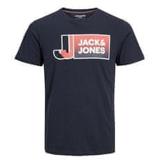 Jack&Jones Pánské triko JCOLOGAN Standard Fit 12228078 Navy Blazer (Velikost S)