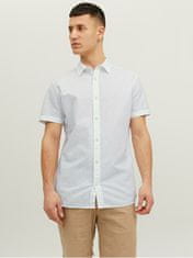 Jack&Jones Pánská košile JJESUMMER Slim Fit 12220136 White (Velikost L)