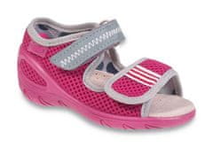 Befado dívčí sandálky SUNNY 433X015 růžová síť, velikost 30