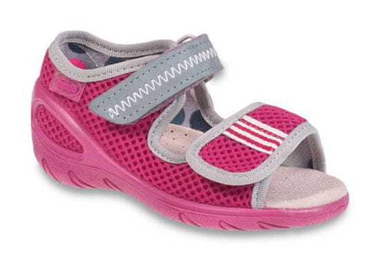 Befado dívčí sandálky SUNNY 433X015 růžová síť
