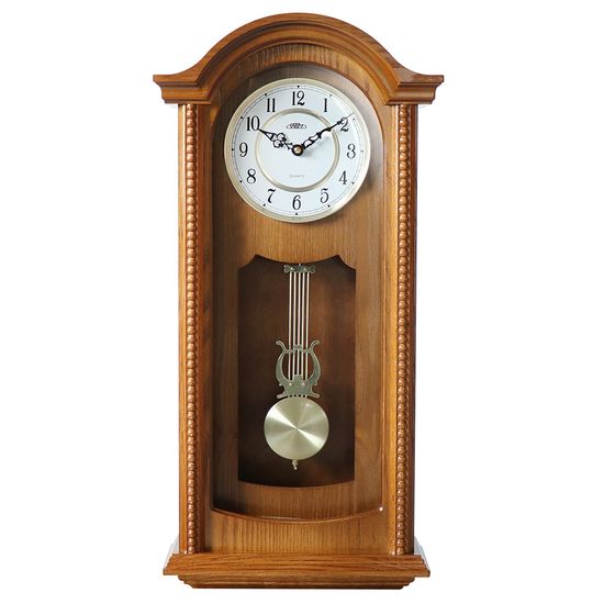 Prim Nástěnné dřevěné hodiny PRIM Classic Pendulum s kyvadlem