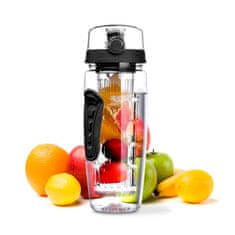 Netscroll  Láhev na vodu s infuzérem pro ovoce, byliny nebo čaj , 1000 ml, Nejlepší chuť vody, jakou si dokážete představit, vyberte si svou chuť!, FruitBottle