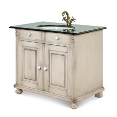 Svět pokladů Koupelnová skříňka s žulovou deskou ve stylu Provence IDART 0065 G