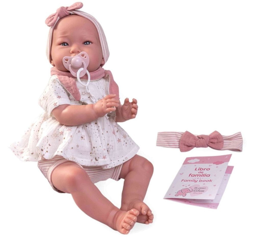 Levně Antonio Juan 81278 Můj první REBORN ALEJANDRA - realistická panenka miminko