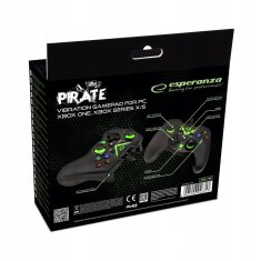 Esperanza Gamepad Pirate EGG114K PC/Xbox Series X/Xbox One/Xbox Series S černý