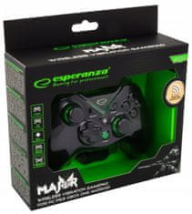 Esperanza Gamepad bezdrátový EGG112K Major PC/PS3/Xbox One černý