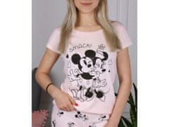 sarcia.eu Mickey a Minnie Mouse Dámské pyžamo s dlouhými kalhotami, bavlněné pyžamo L