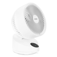 VONROC Stolní ventilátor BREEZE - Velmi tichý - 3 nastavení rychlosti - Bílý | Včetně dálkového ovládání 