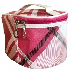 INNA Cestovní kosmetická taška s pohodlnou rukojetí vícebarevná růžová