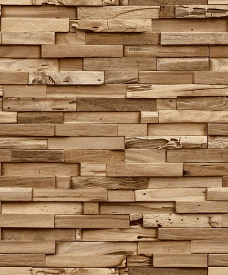 Vliesová tapeta na zeď, imitace dřeva, A64001, Vavex 2025, 0,53 x 10,05 m