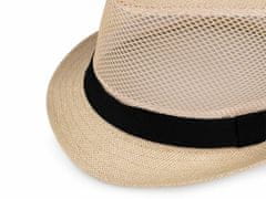 Kraftika 1ks krémová světlá letní klobouk / slamák unisex