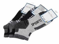 Kraftika 3pár (vel. 39-42) mix náhodný tmavý pánské bavlněné ponožky