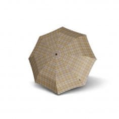 Knirps T.200 CHECK BEIGE - elegantní dámský plně automatický deštník