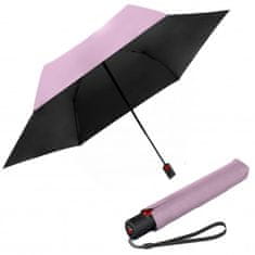 Knirps U.200 ROSE WITH BLACK - elegantní dámský plně automatický deštník