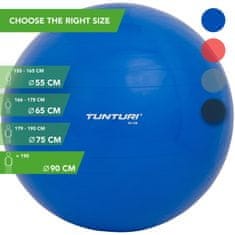 Tunturi Gymnastický míč TUNTURI 90 cm modrý