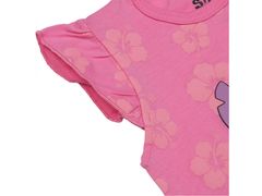 sarcia.eu STITCH Disney Dětské dupačky růžové, bavlněné 18 m 86 cm