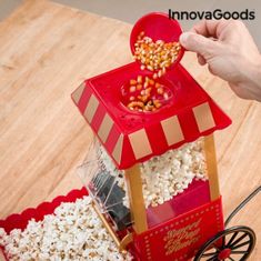 InnovaGoods Popcornovač Sweet & Pop Times InnovaGoods 1200W červený