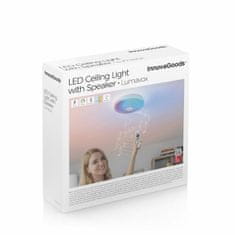 InnovaGoods Stropní LED svítidlo s BT reproduktorem Lumavox InnovaGoods