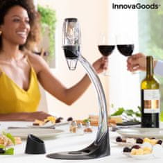 InnovaGoods Profesionální provzdušňovač vína s držákem a stojánkem proti odkapávání Winair InnovaGoods
