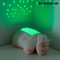 InnovaGoods Plyšový LED projektor ovečka InnovaGoods