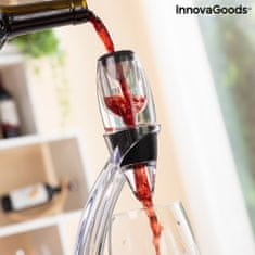 InnovaGoods Profesionální provzdušňovač vína s držákem a stojánkem proti odkapávání Winair InnovaGoods