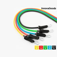 InnovaGoods Sada odporových pásů s příslušenstvím a příručkou cviků Rebainer InnovaGoods