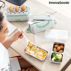 InnovaGoods Elektrická parní krabička na jídlo 3 v 1 s recepty Beneam InnovaGoods
