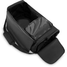 ZAGATTO Velká cestovní taška 45L, černá sportovní taška pro ženy muže, taška s pohodlnými uchy a nastavitelným ramenním popruhem s chráničem, speciální boční kapsa, 27x60x25 / ZG779