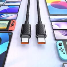 Mcdodo Kabel USB-C, Výkonný, Superrychlý, Mcdodo, 100W, 1,2M, modrý CA-3651