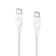 Belkin BoostCharge USB-C - USB-C 100W kabel 3 metry Bílá