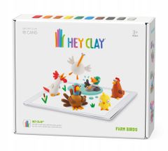 TM Toys HEY CLAY Plastická hmota Ptáci z farmy