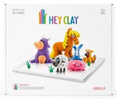 TM Toys HEY CLAY Plastická hmota Velká sada Zvířata